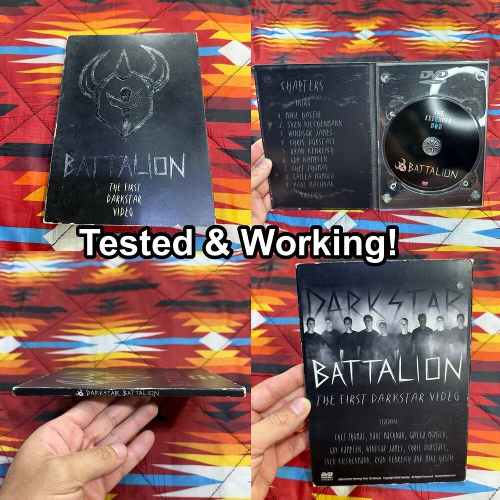 Darkstar Battalion - The First Darkstar Video - Skateboard DVD - 2003 TESTED!